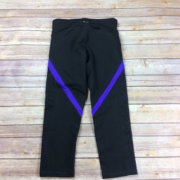 C9 By champion XS Black Blue Capri Crop Leggings - Picture 4 of 8